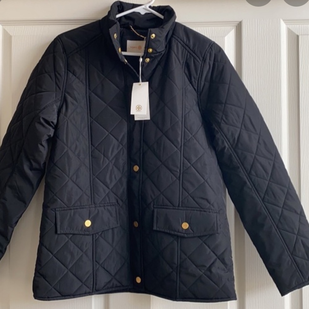 Gorgeous Tory Burch Black Quilted Jacket NWT- XL